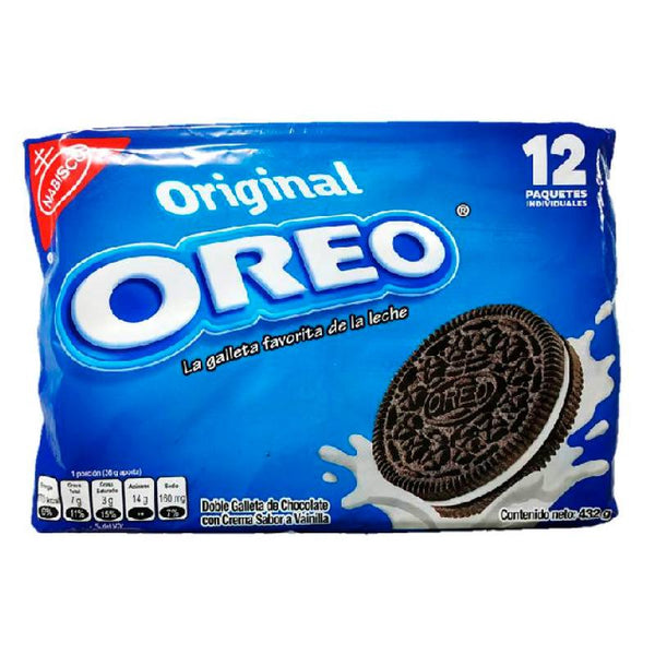 GALLETA OREO 12U 432G ORIGINAL